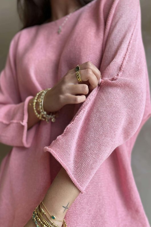 Conrad Slouch Cotton Knit Candy